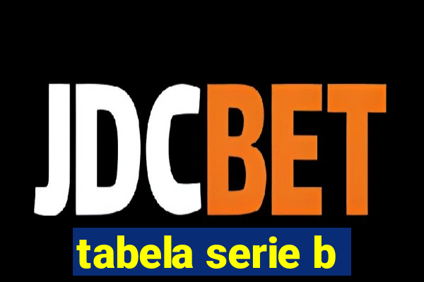 tabela serie b