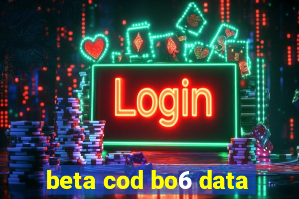 beta cod bo6 data