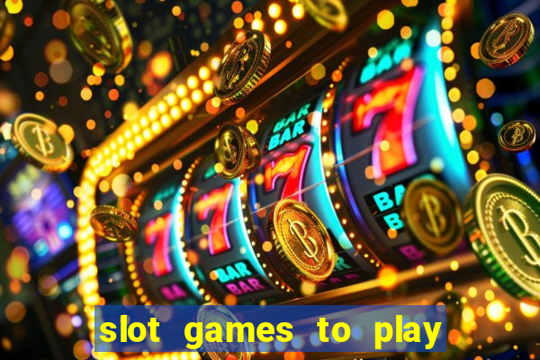 slot games to play for free