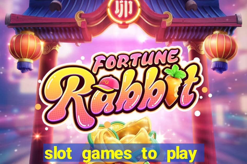 slot games to play for free