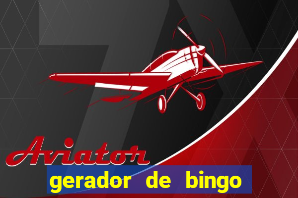 gerador de bingo cha de bebe