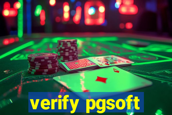 verify pgsoft