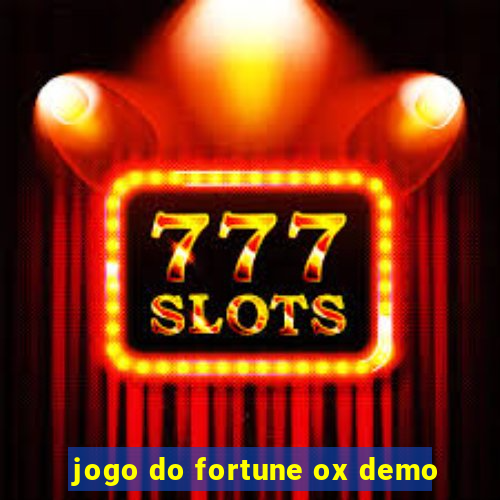 jogo do fortune ox demo