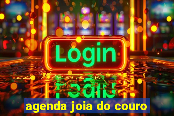 agenda joia do couro