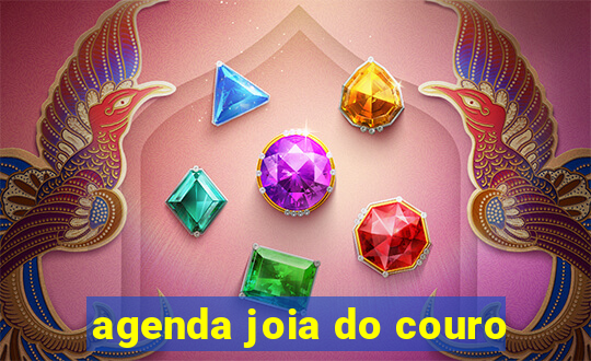 agenda joia do couro