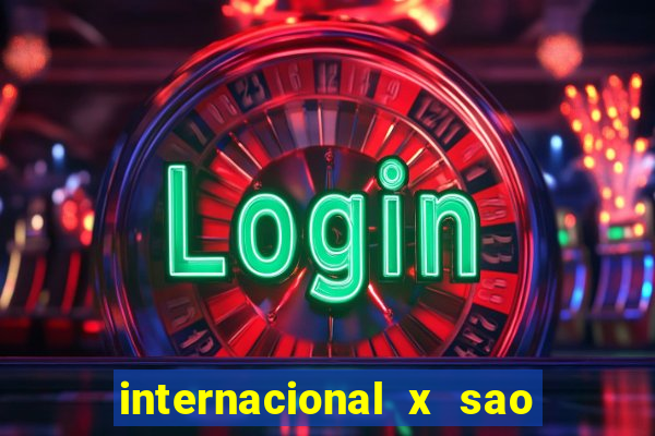 internacional x sao paulo palpites