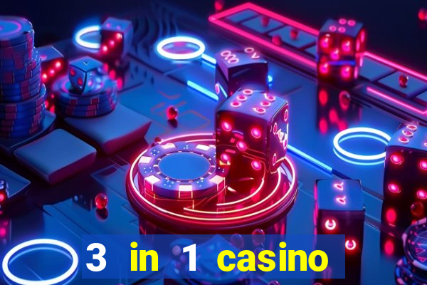 3 in 1 casino game set