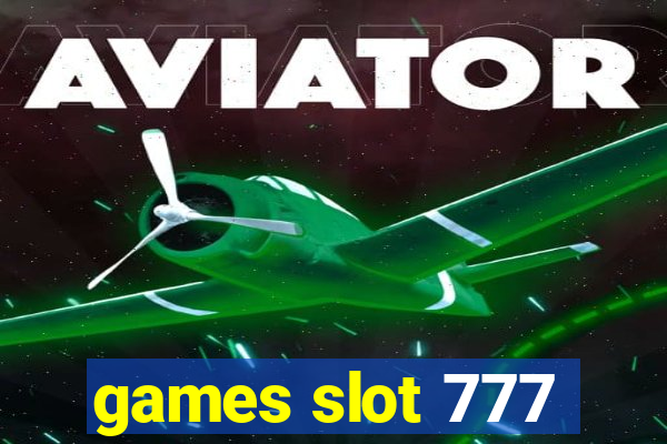 games slot 777