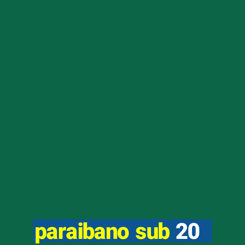 paraibano sub 20