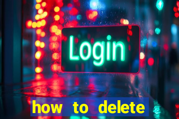 how to delete account in bingo plus