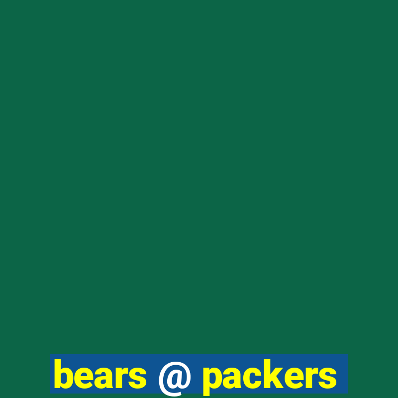 bears @ packers