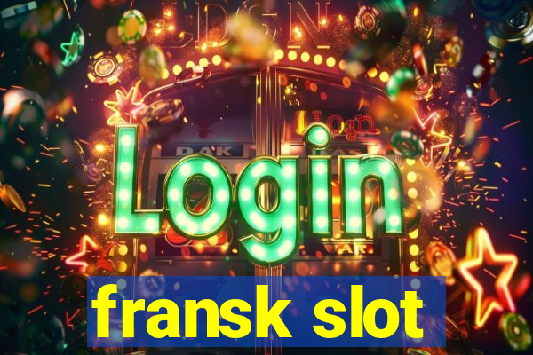 fransk slot