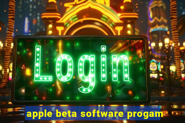 apple beta software progam