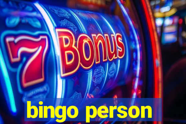 bingo person