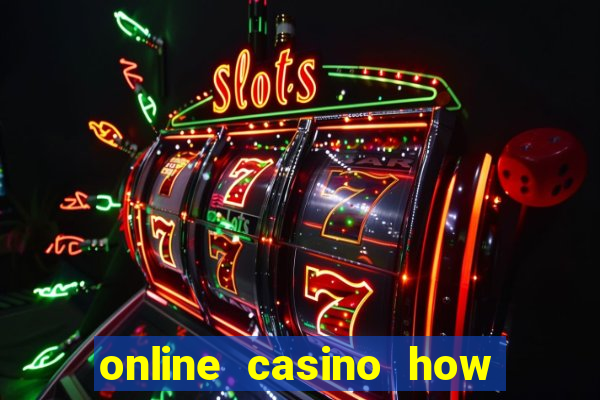 online casino how to win