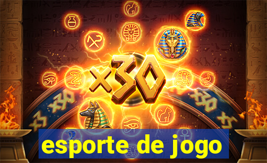 esporte de jogo