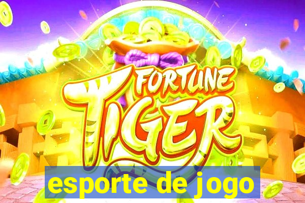 esporte de jogo