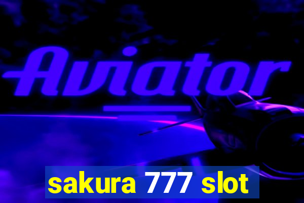 sakura 777 slot