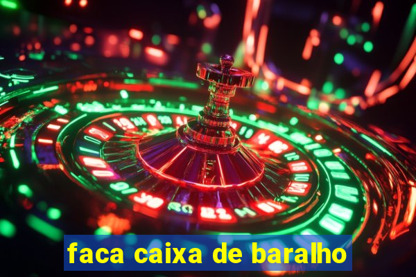 faca caixa de baralho