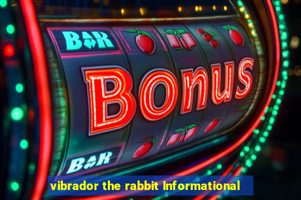 vibrador the rabbit Informational