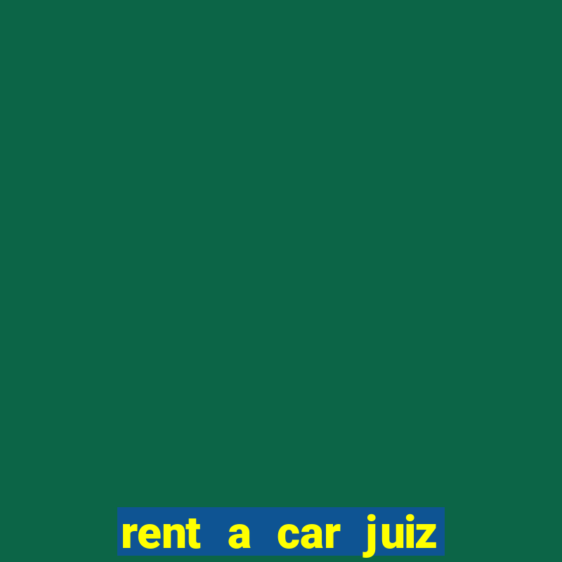 rent a car juiz de fora