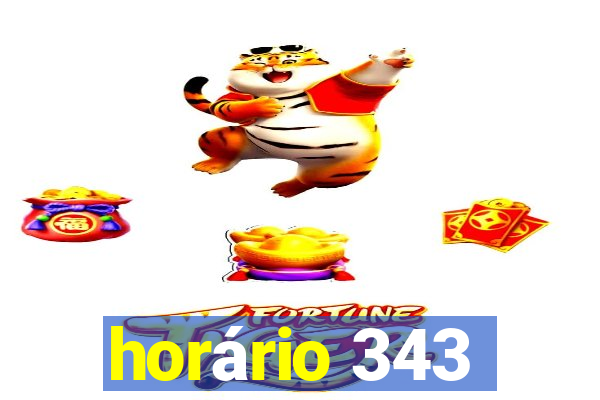 horário 343