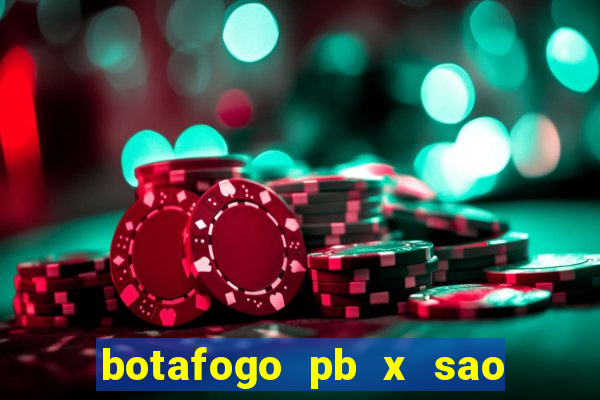 botafogo pb x sao jose palpite