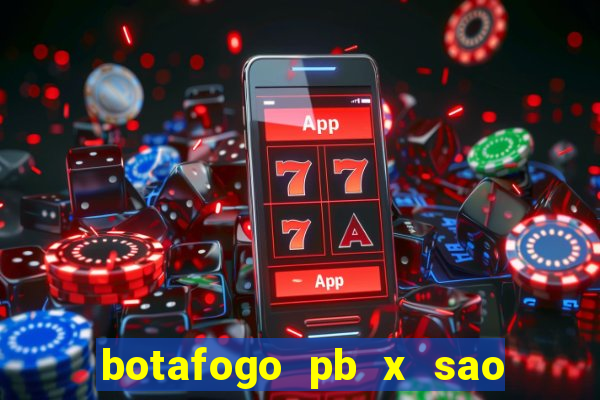 botafogo pb x sao jose palpite