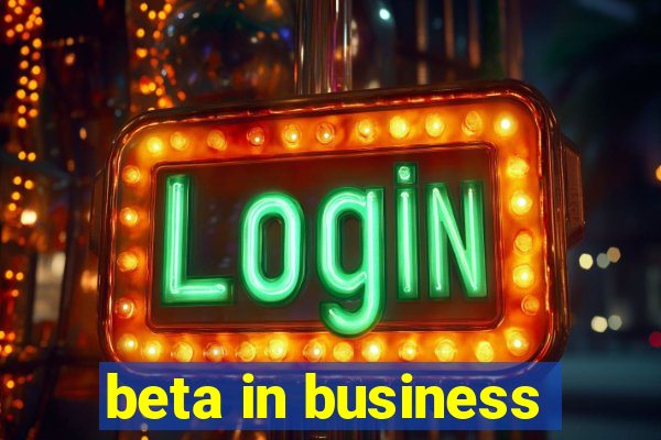 beta in business