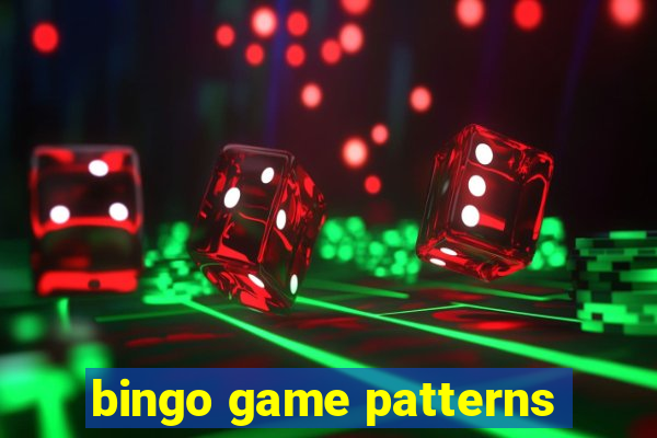 bingo game patterns