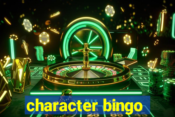 character bingo