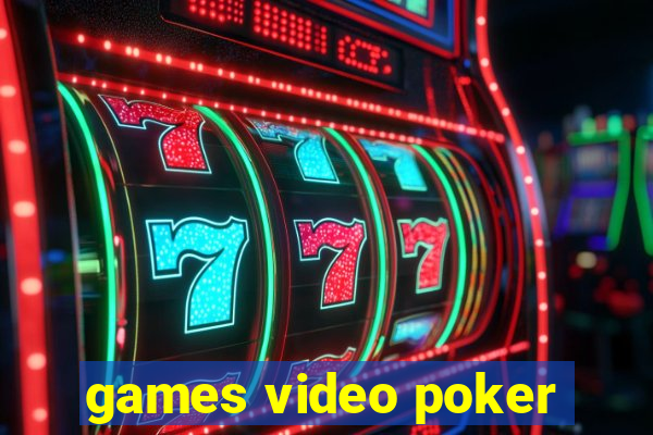 games video poker