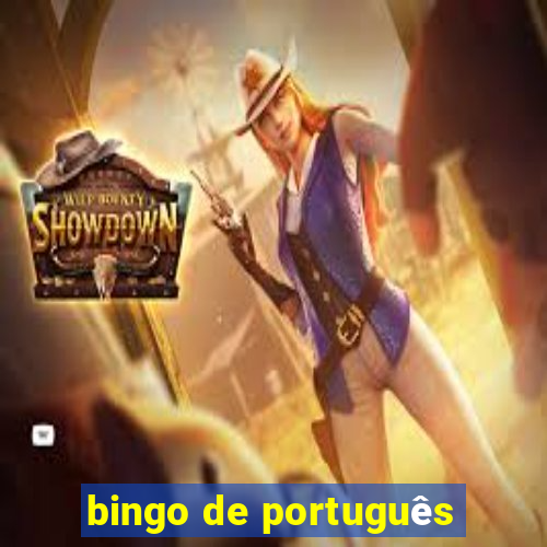 bingo de português