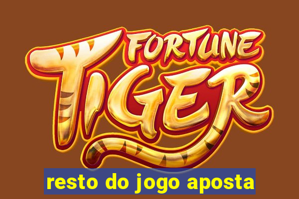 resto do jogo aposta