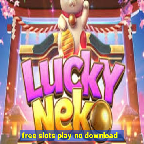 free slots play no download