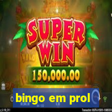 bingo em prol