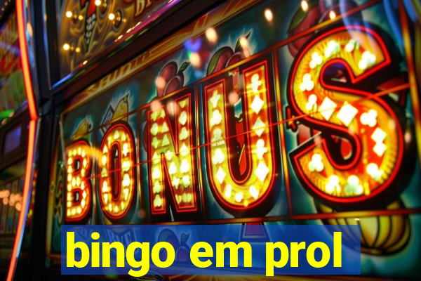 bingo em prol