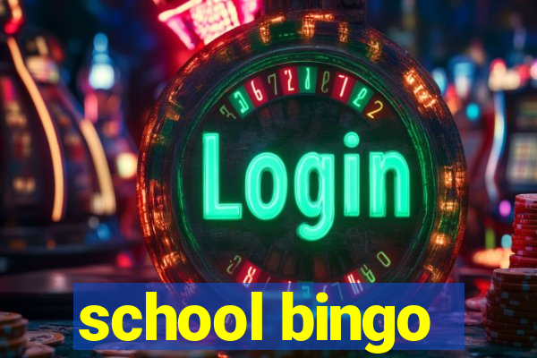 school bingo