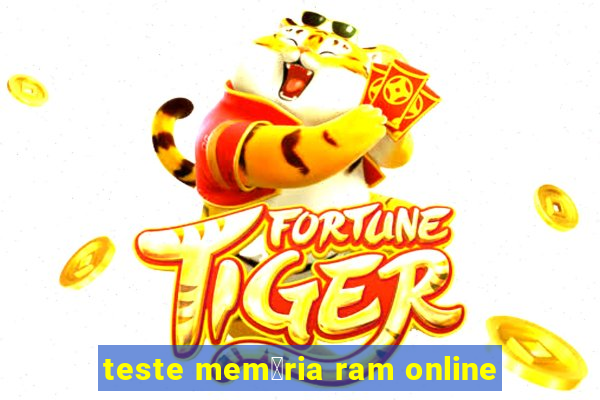 teste mem贸ria ram online