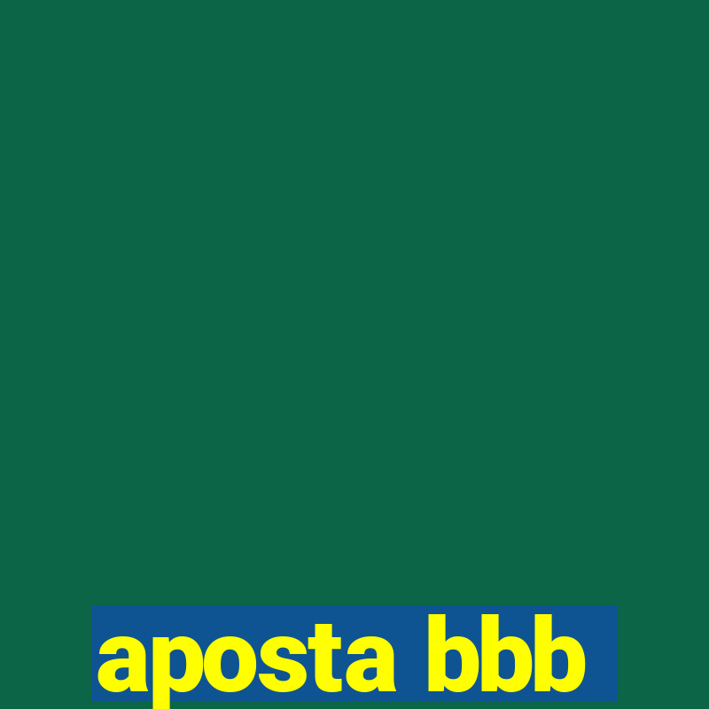 aposta bbb