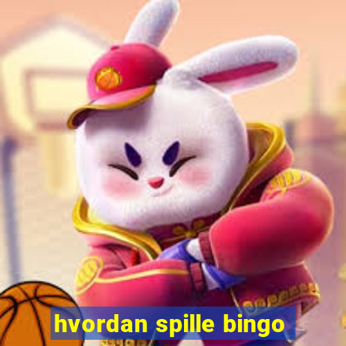 hvordan spille bingo