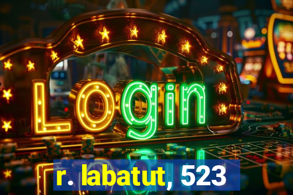 r. labatut, 523