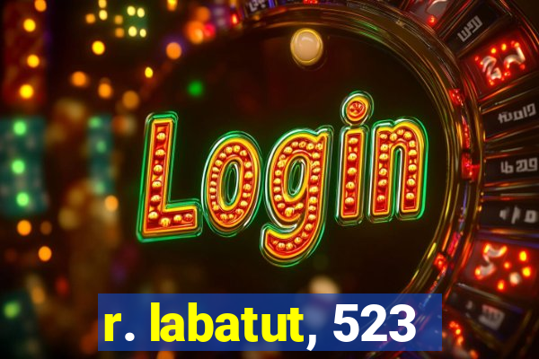 r. labatut, 523