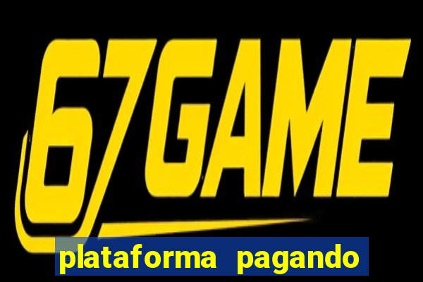 plataforma pagando no cadastro