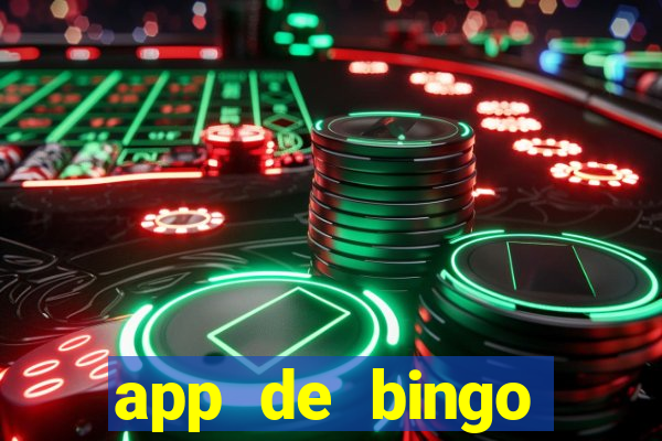 app de bingo valendo dinheiro