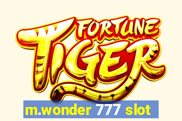 m.wonder 777 slot