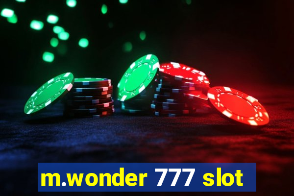 m.wonder 777 slot