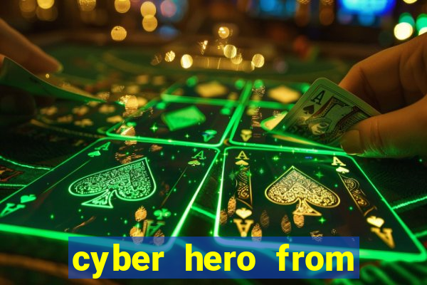 cyber hero from the metaverse