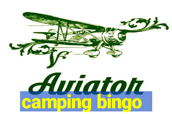 camping bingo