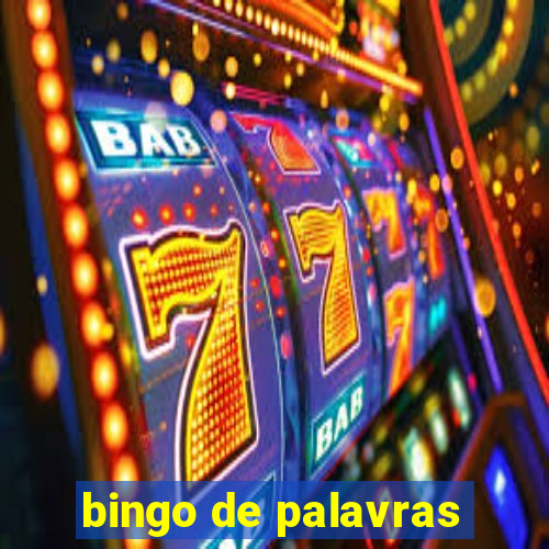 bingo de palavras